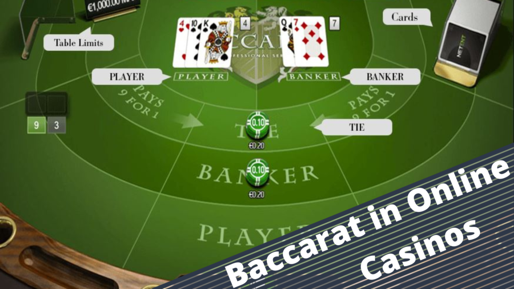 Online casino with baccarat