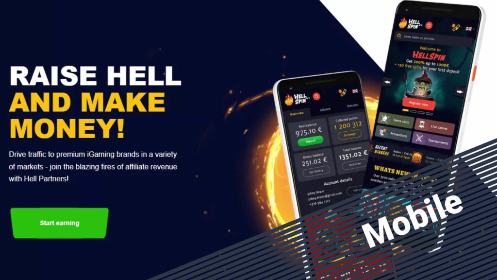 Hellspin Mobile Website 