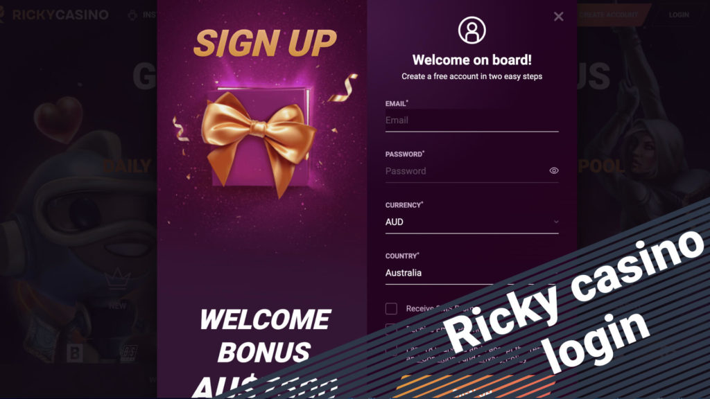 Ricky casino login