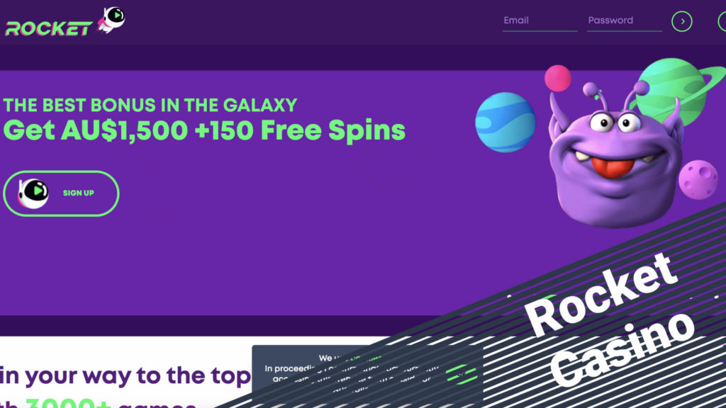 We invite you to visit Rocket Casino online casino