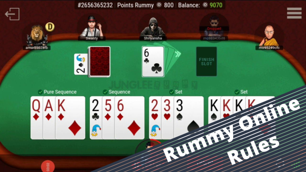 Online Rummy Rules